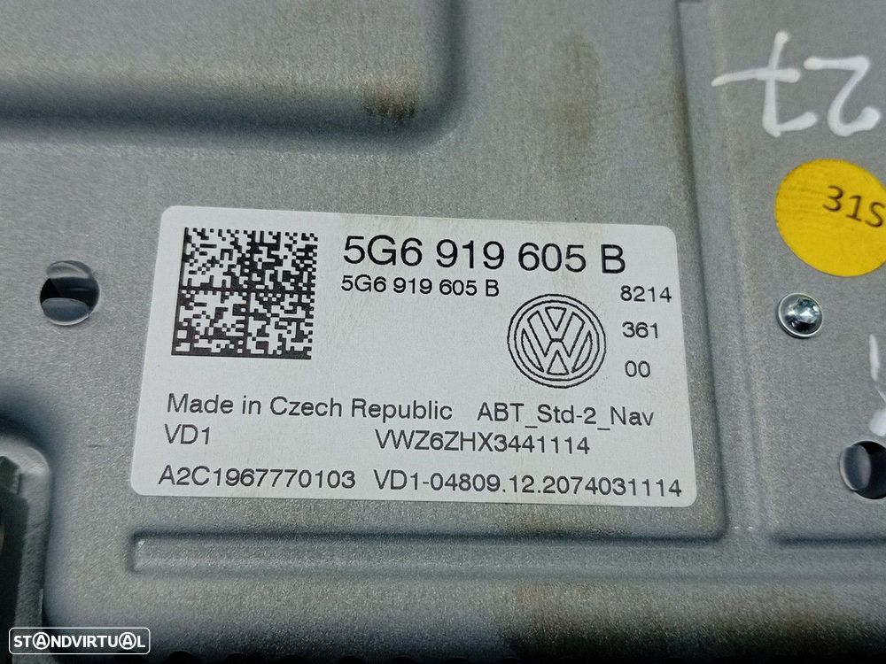 Display / ecrã de informações VOLKSWAGEN Polo (AW1) - 6