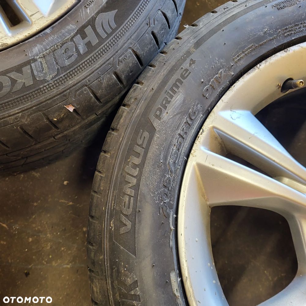 FORD FOCUS MK2 MK3  KOMBI HB KOŁA FELGI ALUMINIOWE 16 CALI OPONY LETNIE HANKOK - 6