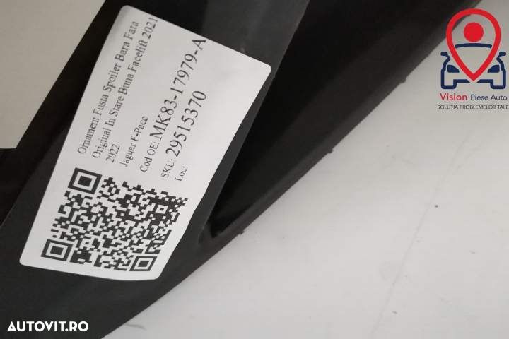 Ornament Fusta Spoiler Bara Fata Original In Stare Buna Facelift 2021 - 7