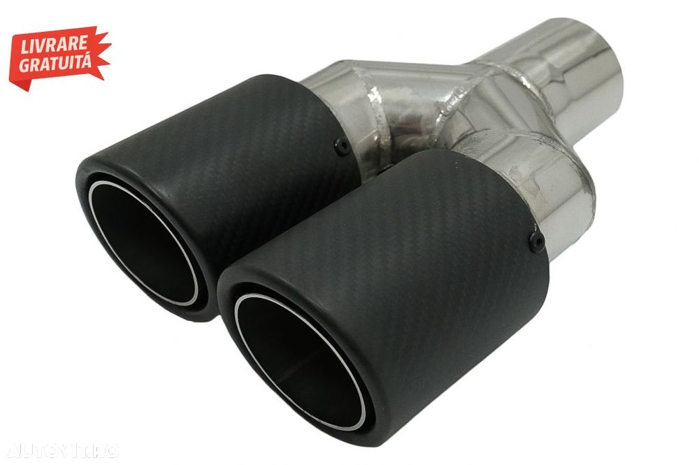 Difuzor Bara cu Toba Ornament Evacuare Fibra Carbon Mat BMW Seria 3 F30 F31 (2011-- livrare gratuita - 8