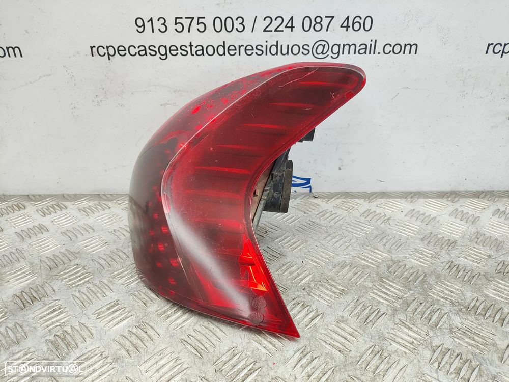 Farolim traseiro trás direito original Peugeot 3008 Mk1 fase 1 de 2009 a 2013 - 4