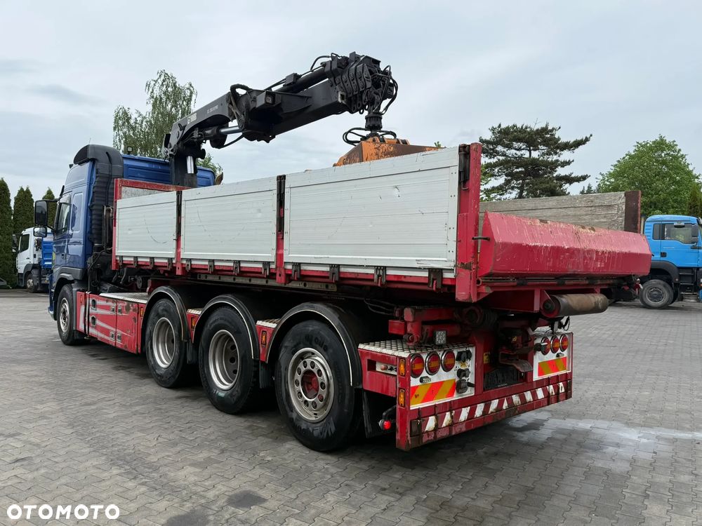 Volvo FM500 8x4 triadem wywrotka HDS HIAB 288-5 HiPro - 7