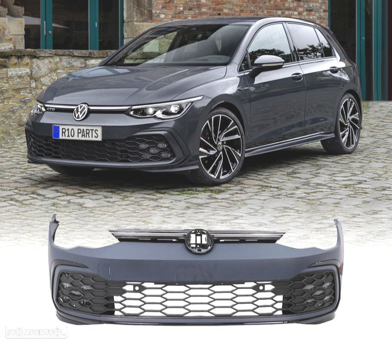 PARA-CHOQUES FRONTAL VOLKSWAGEN VW GOLF 8 19-24 LOOK GTD - 1