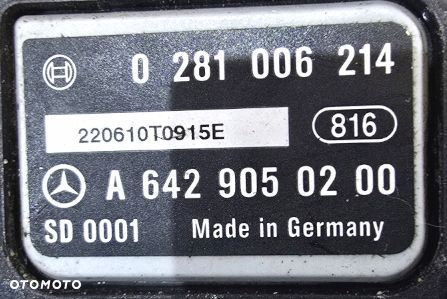 czujnik ciśnienia spalin dpf mercedes 3.0 cdi 0281006214 - 3