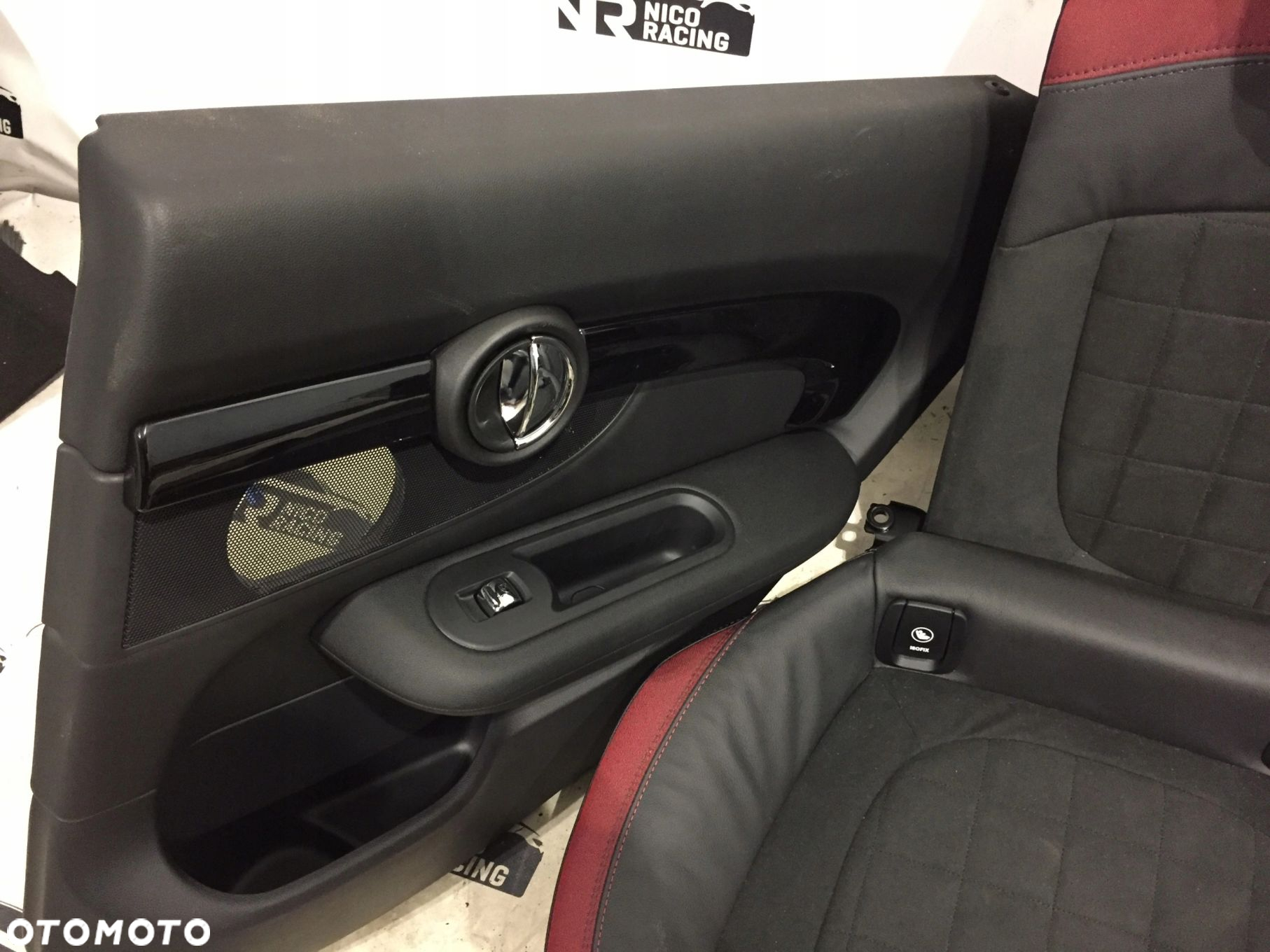 FOTELE SIEDZENIA MINI F54 JCW ALCANTARA GRZANE - 9