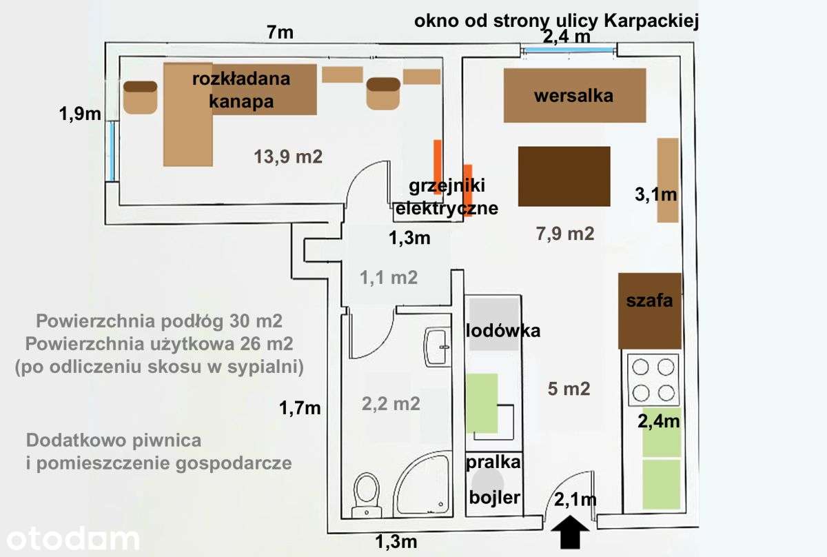 Bielsko-Biała ul. Karpacka 7.