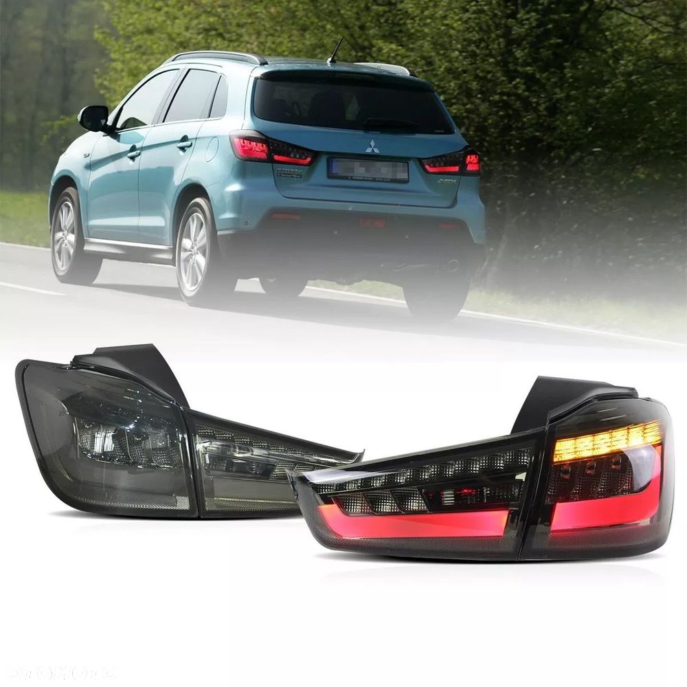 Lampy tylne 4szt kpl Led Tuning Smoke Dymione Mitsubishi ASX I 1 2010-2019 - 4