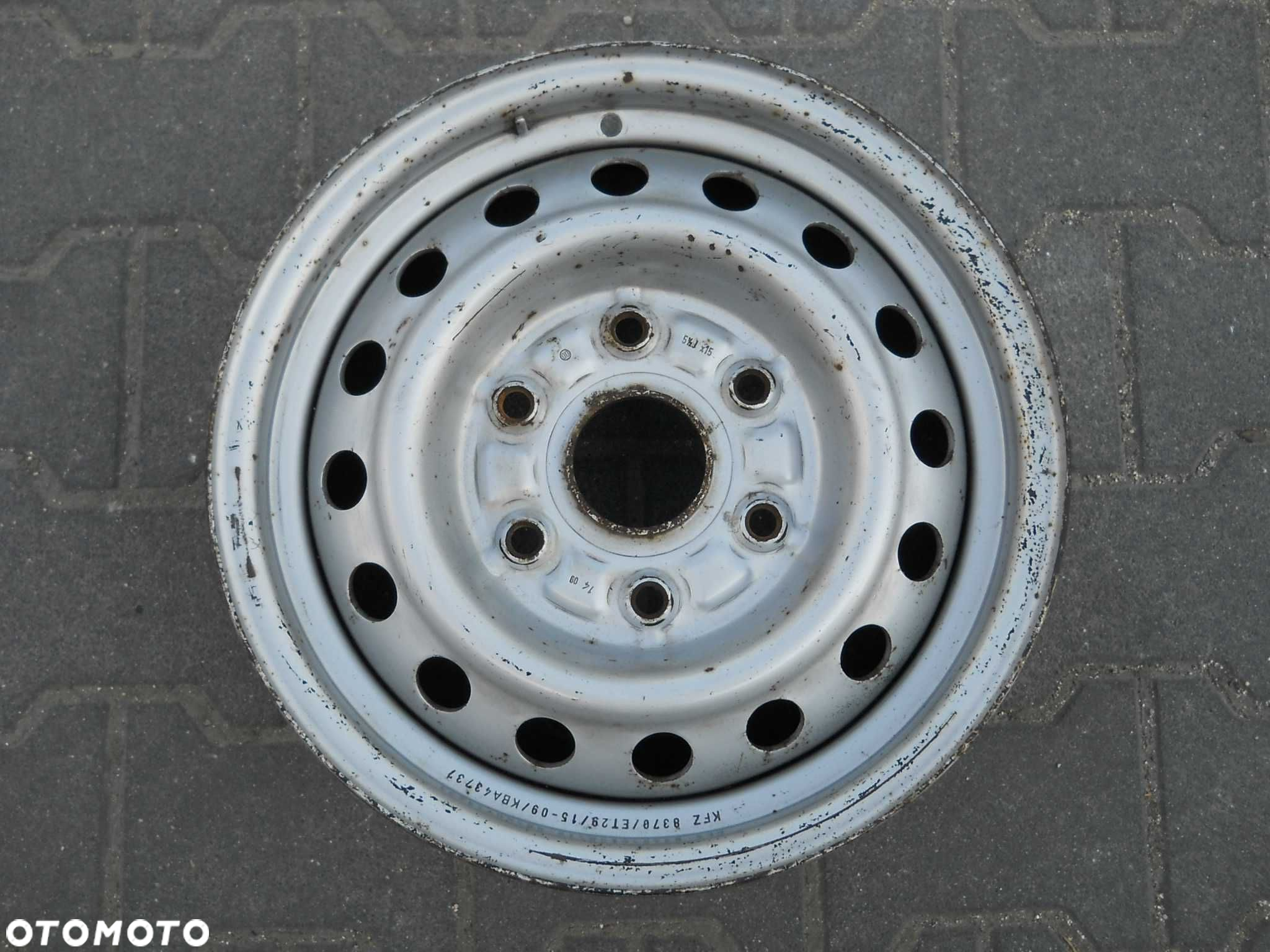 Felgi stal 5,5Jx15 6x139,7 ET29 Toyota Hiace GEN. IV V KFZ 8370 F.Vat - 2