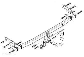 HAK HOLOWNICZY Z KULA ODKRĘCANĄ NA WIE ŚRUBY+WIĄZKA7PIN HYUNDAI i10 I 1 2008do13 - 5