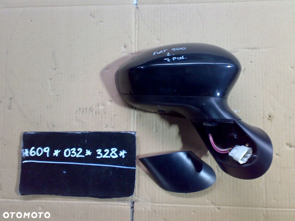 fiat 500e 500 abarth usa 13-19 lusterko prawe 7 pin idealne - 2