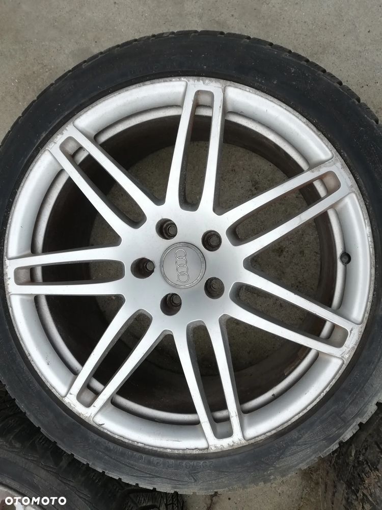 AUDI Q7 4L TOUAREG 21" FELGI ALUMINIOWE 5x130 ET44 ORYGINAŁ 4L0601025 KPL - 5