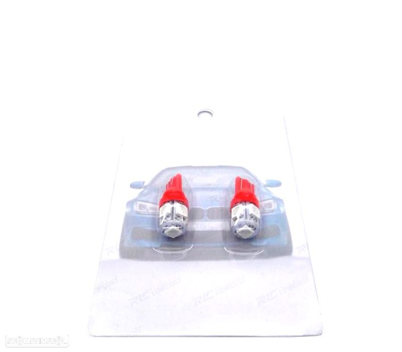 LÂMPADA LED VERMELHA W5W T10 - 1