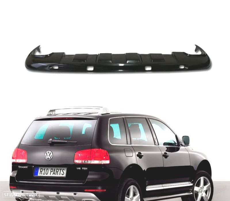 DIFUSOR TRASEIRO VOLKSWAGEN VW TOUAREG 02-10 - 1