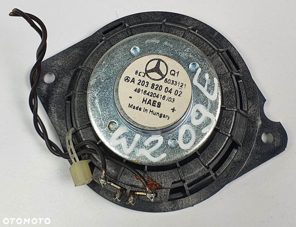 GŁOŚNIK DESKI KONSOLI MERCEDES W209 CLK A2038200402 - 2