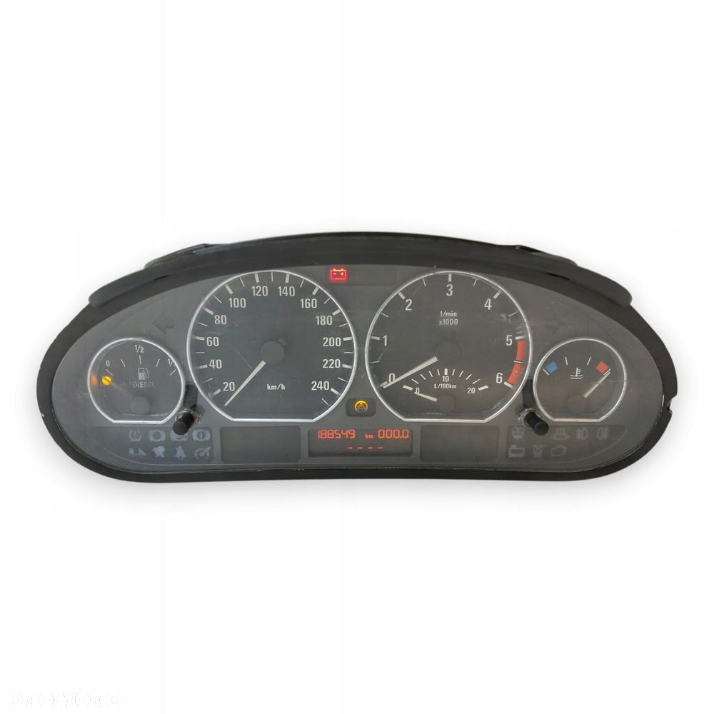 LICZNIK ZEGARY 6940870 BMW E46 318 D 320 D 2.0 D Diesel 188 549km europa - 5