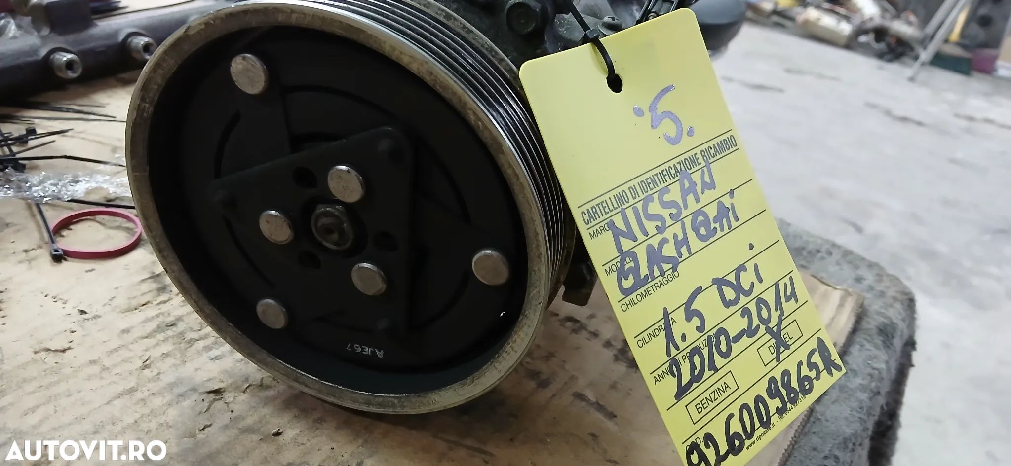 Compresor de clima Nissan Qashqai 1.5 dci 2010-2014 - 1