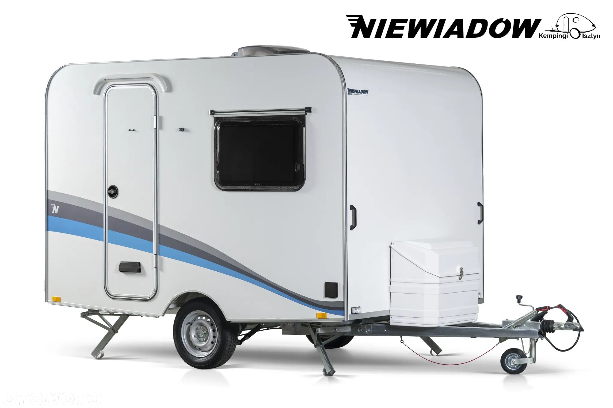 Niewiadów LAZUR NTL NOWOŚĆ 2025! DMC750kg 3osobowa z WC! Prysznic! Kempingi OLSZTYN - 1