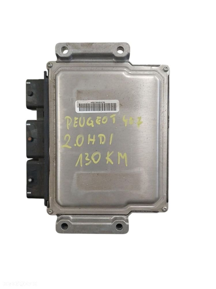 KOMPUTER SILNIKA PEUGEOT 407 2.0 HDI 9666000180 9663548180 407 2.0 HDI - 2