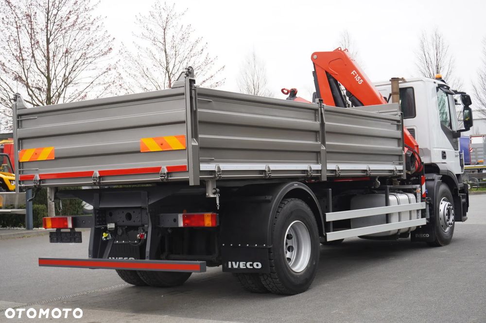 Iveco Stralis 19.310 E6 4x2 / Fassi F155A.0.22 / 690 MTH! / pilot / NOWA 3-stronna wywrotka - 10