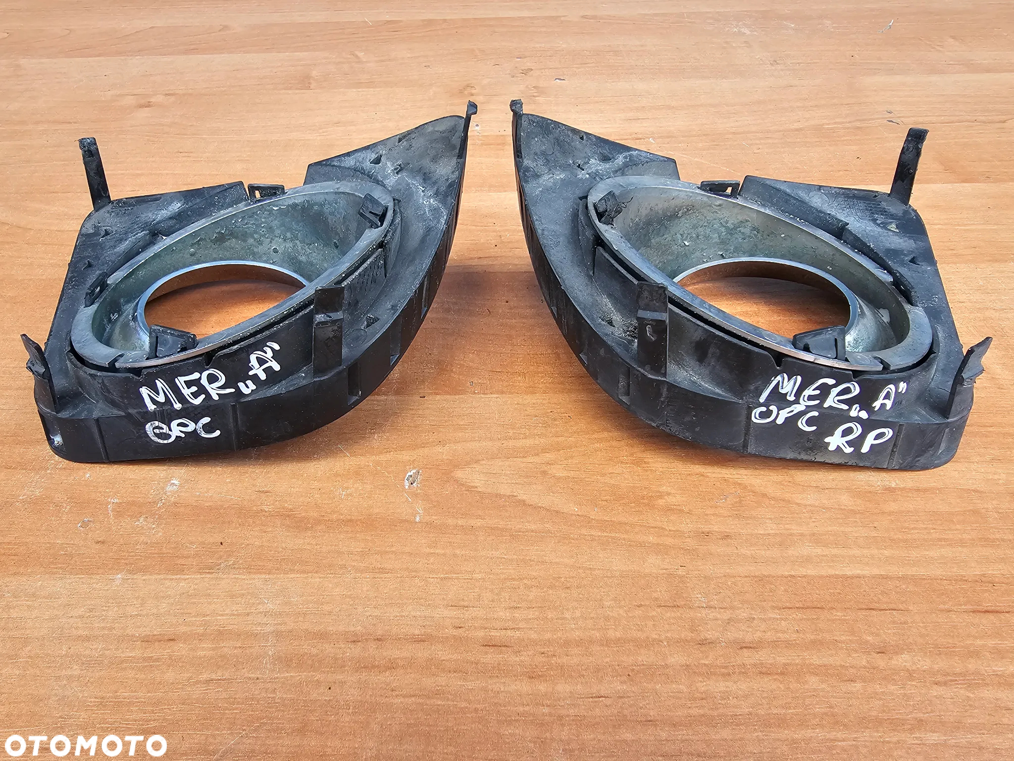 KRATKA KRATKI HALOGENU LEWA PRAWA PRZÓD OPEL MERIVA A OPC CHROM 93188408 931188409 93187589 93187590 - 5