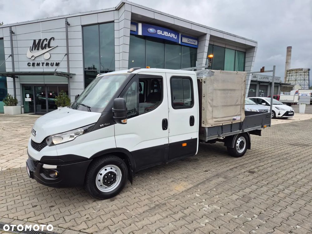 Iveco Daily 35S15 / SKRZYNIA / DOKA / 7 MIEJSC / WEBASTO / 1 WŁ / BEZWYPADKOWY / EURO 6 - 12