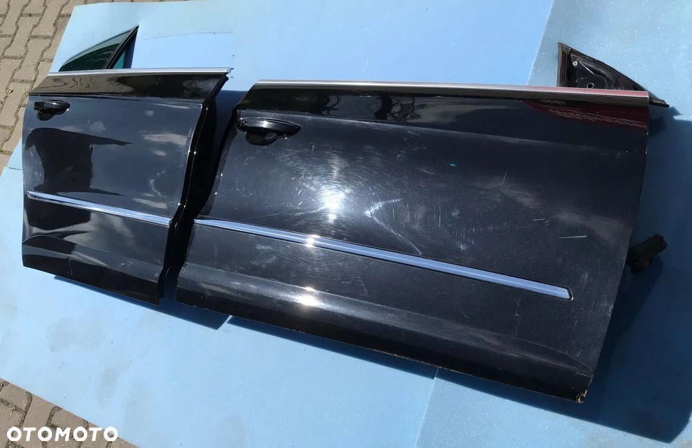 VW Passat CC drzwi przód tył prawe komplet strona czarne - 2