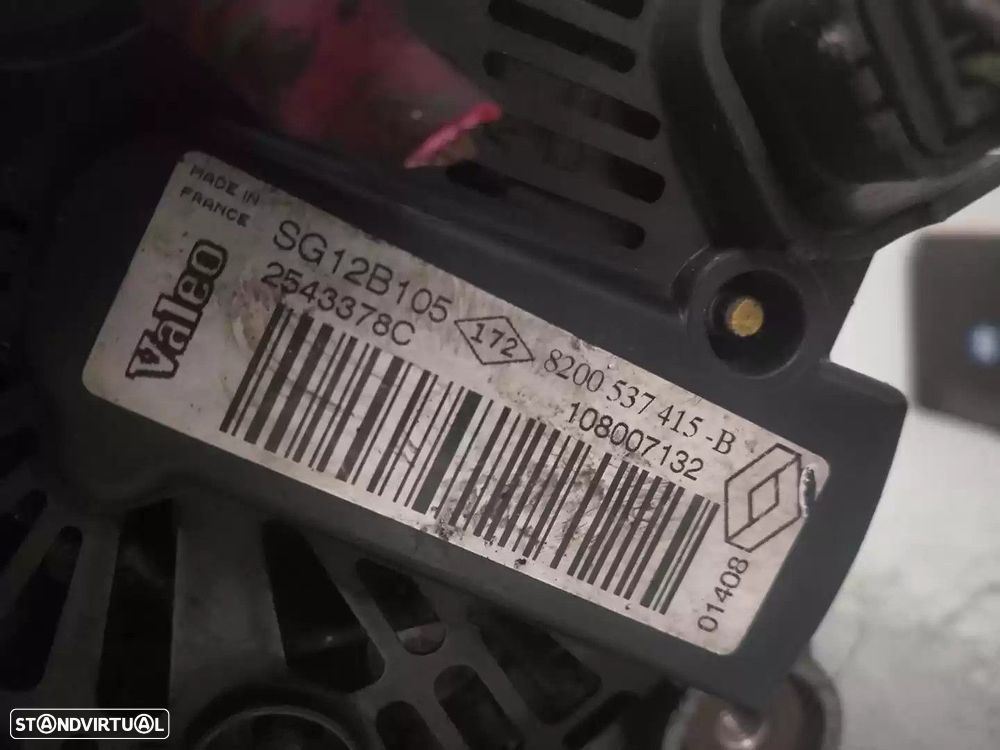 ALTERNADOR DACIA LOGAN 2005 -8200537415 - 3