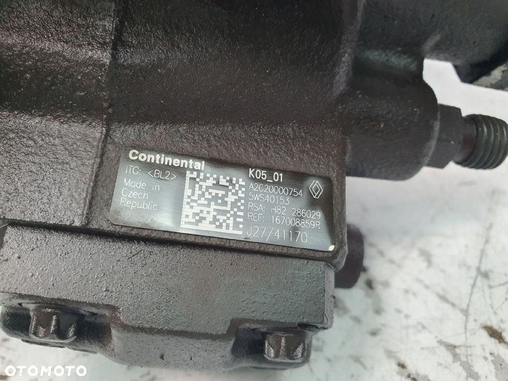 POMPA WTRYSKOWA Renault Megane III Scenic III 1.5 DCI H82286029 A2C20000754 - 2