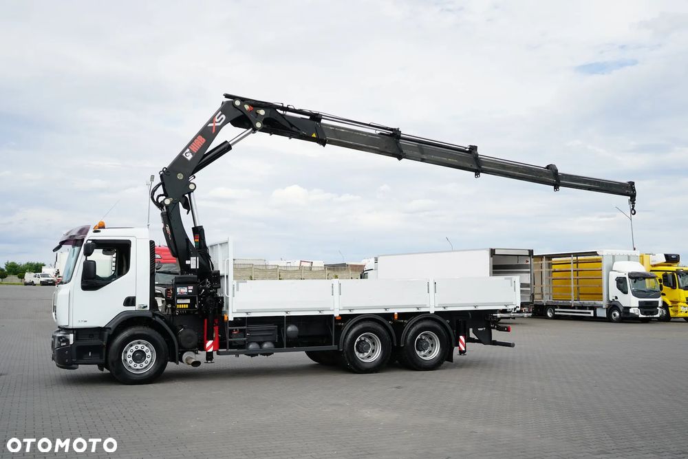 Renault PREMIUM / 370 / 6 X 4 / SKRZYNIOWY + HDS / HIAB 377 EP - 4 / PILOT - 3