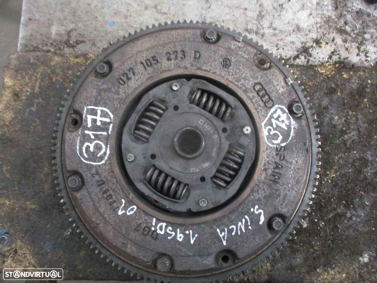 Embraiagem 027105273D SEAT INCA 2001 1.9SDI KM/197MM MONOMASSA COMPLETO - 2