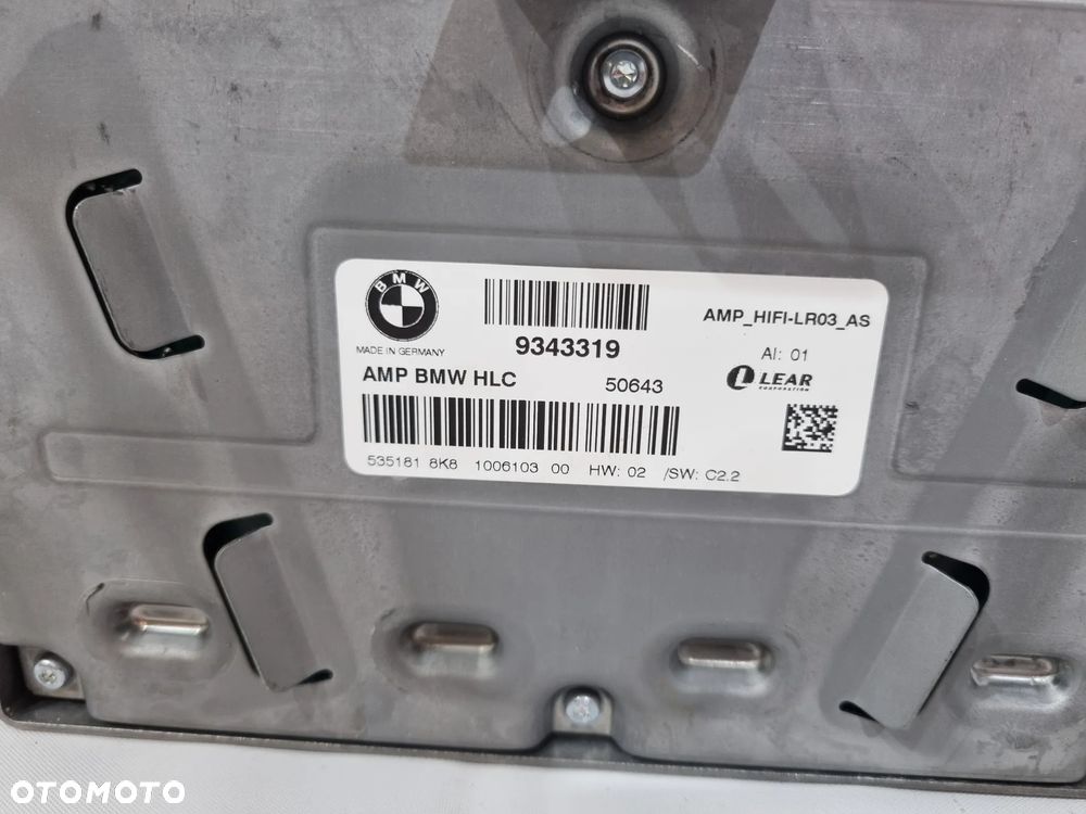 BMW 4 F36 WZMACNIACZ AUDIO 9343319 - 5