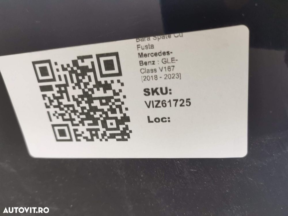 Bara Spate Cu Fusta Mercedes-Benz  GLE-Class V167 2018 2019 2020 2021 - 8