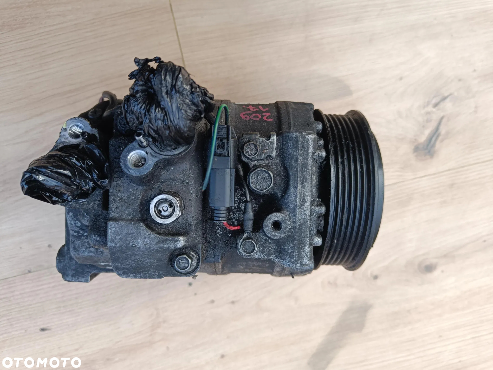 MERCEDES W203 W209 CLK W211 W220 2.2 2.7 3.2 CDI DIESEL SPRĘŻARKA KLIMATYZACJI A0012305611 - 9