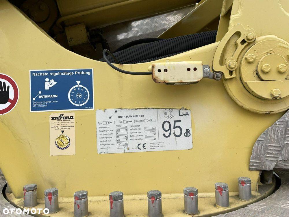 MAN Man TGL 8.180 Podnośnik koszowy 27m RUTHMANN T270 Zwyżka 2008 - 20