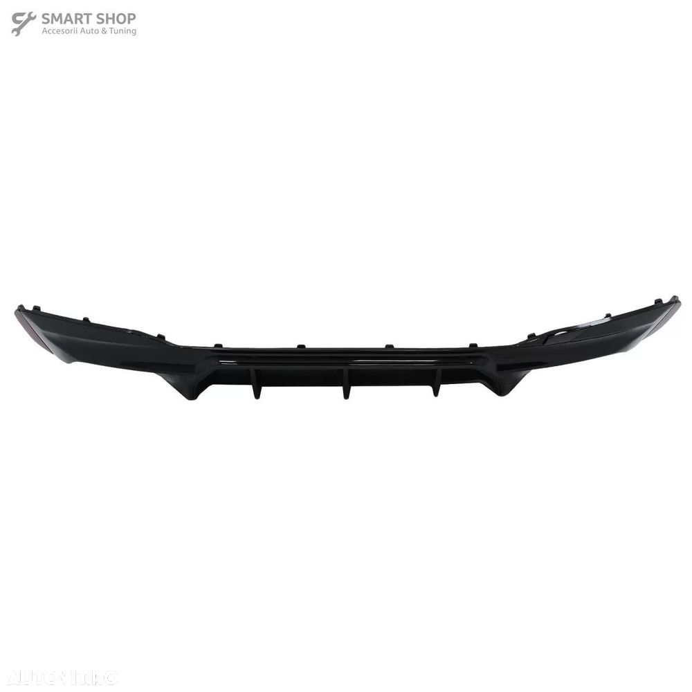 Difuzor Bara Spate BMW Seria 5 G30 G31 (2017+) M5 Design Negru Lucios - 3