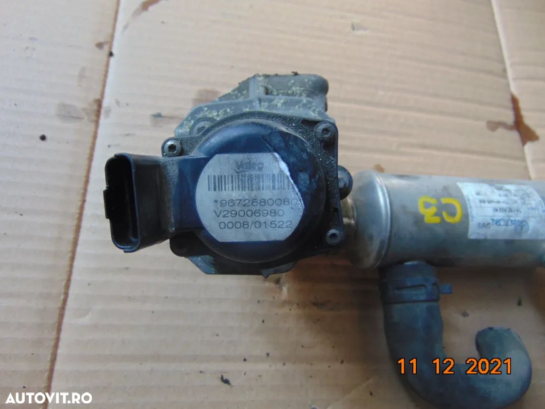 Supapa EGR ford Focus 2 1.6tdci Mazda 3 1.6 Citroen C3 1.6hdi c4 4007 berlingo partner - 1