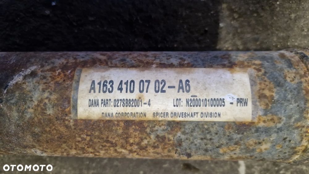 MERCEDES  ML W163 WAŁ NAPĘDOWY A1634100702-A6 - 2