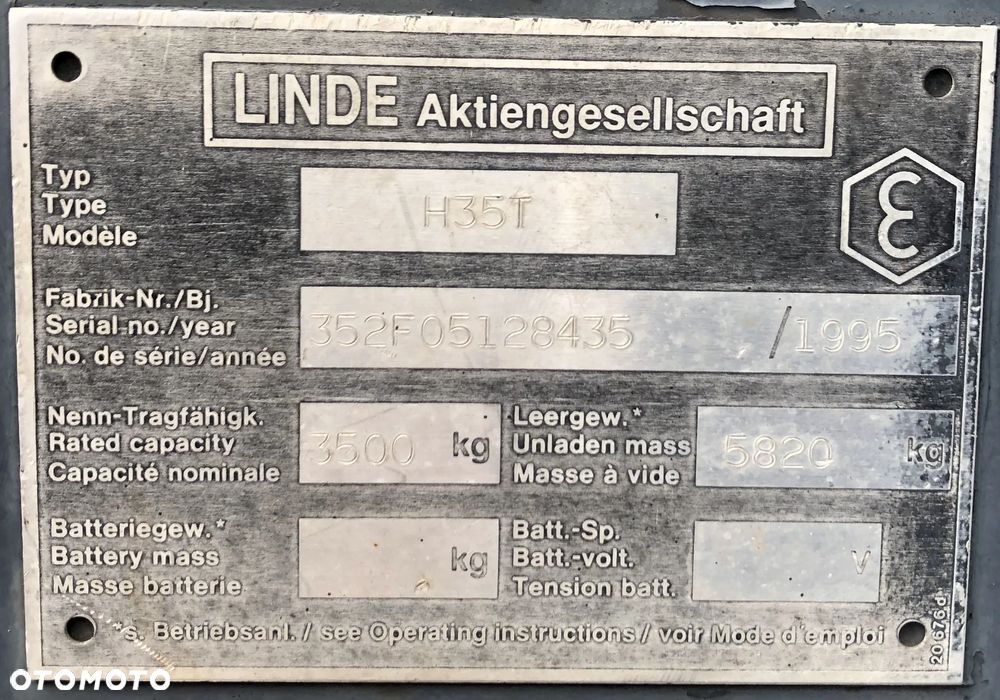 Linde H35T - 15
