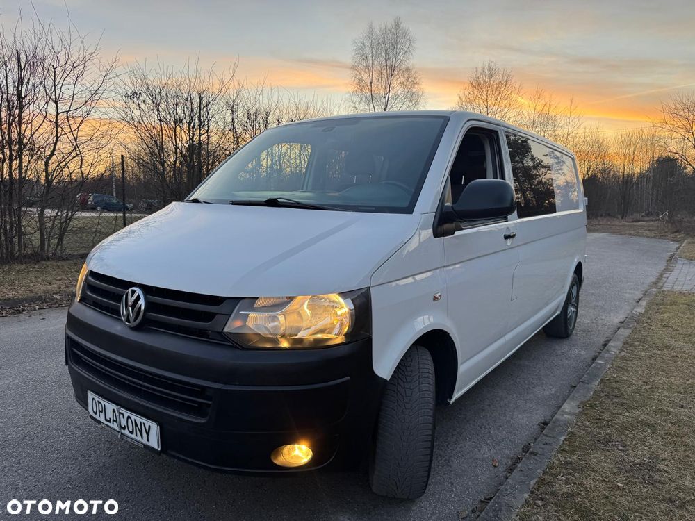 Volkswagen TRANSPORTER T5 L2H1 LIFT DŁUGI Klima Navi Dubel Kabina 6os Brygadówka Hak - 32