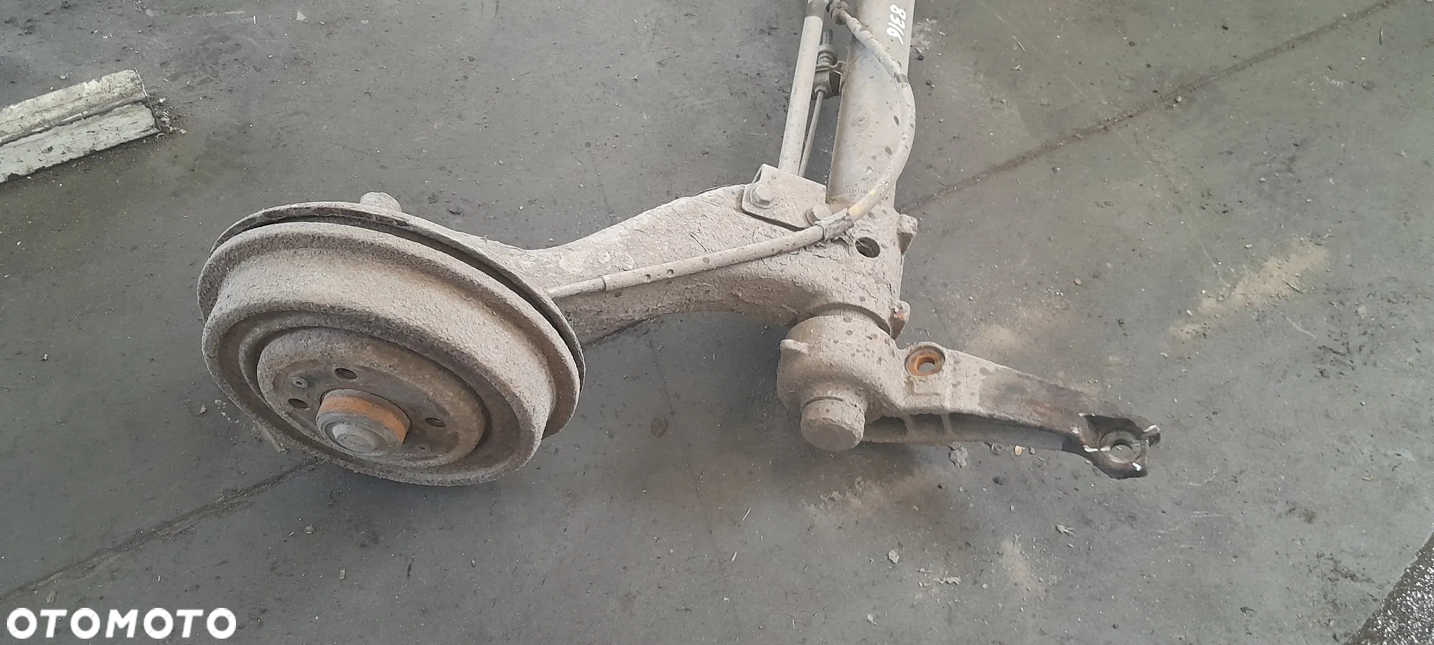 RENAULT KANGOO I LIFT 1.5 DCI BELKA TYLNA TYŁ OS KOMPLETNA BĘBNY nr. 83/6 - 3