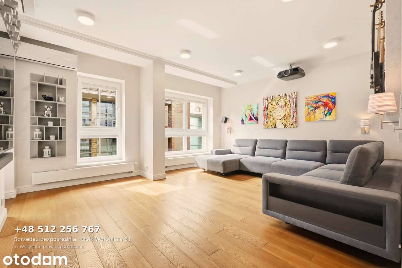 Qbik Woronicza | 5 pokoi 146 m² | ostatnie piętro | 3 garaże | Mokotów