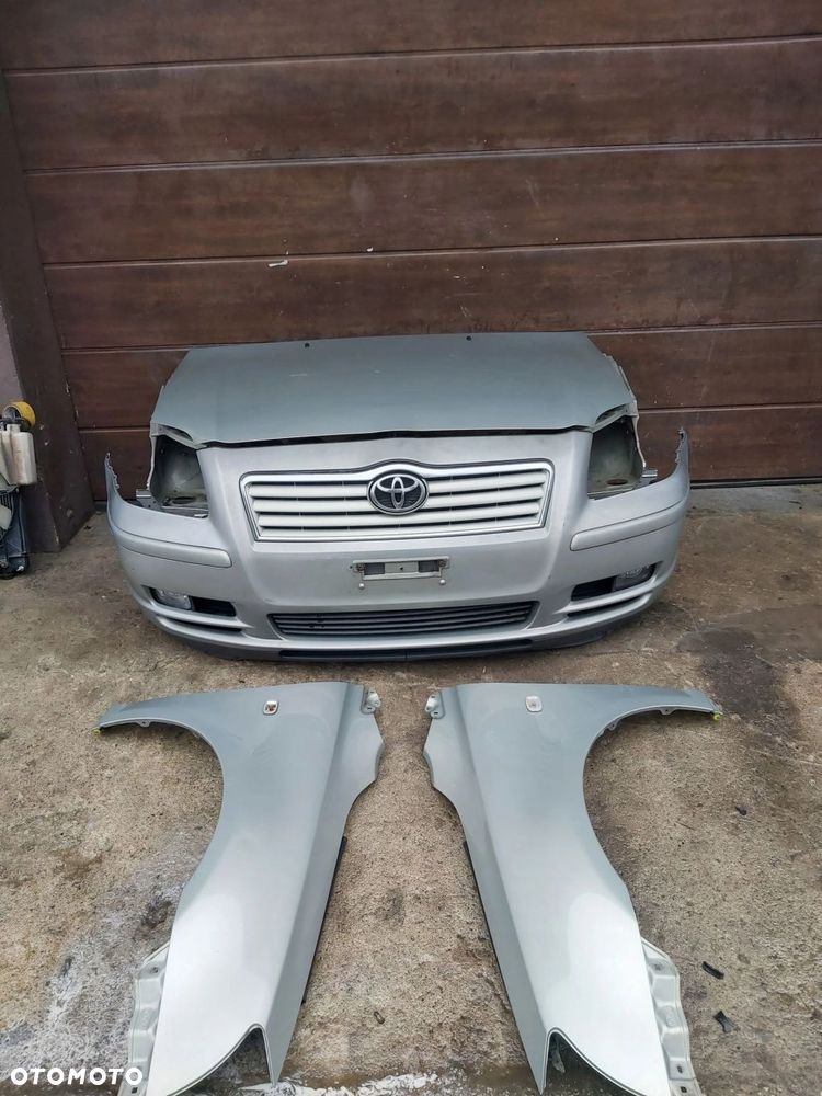 TOYOTA Avensis T25 kompletny przód zderzak maska błotnik lampa chłodnice - 1
