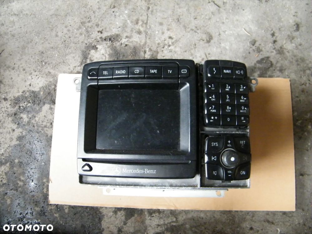 Radio navi wyświetlacz Mercedes W220 S klasa 3.2 CDI (2001r.) - 1