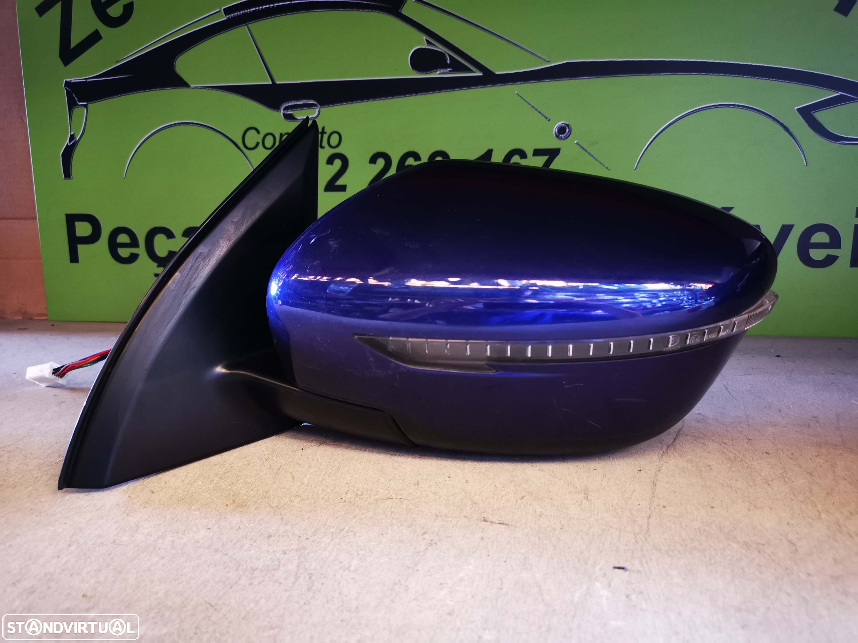 NISSAN QASHQAI J11 RETROVISOR ESQUERDO - ER163 - 2