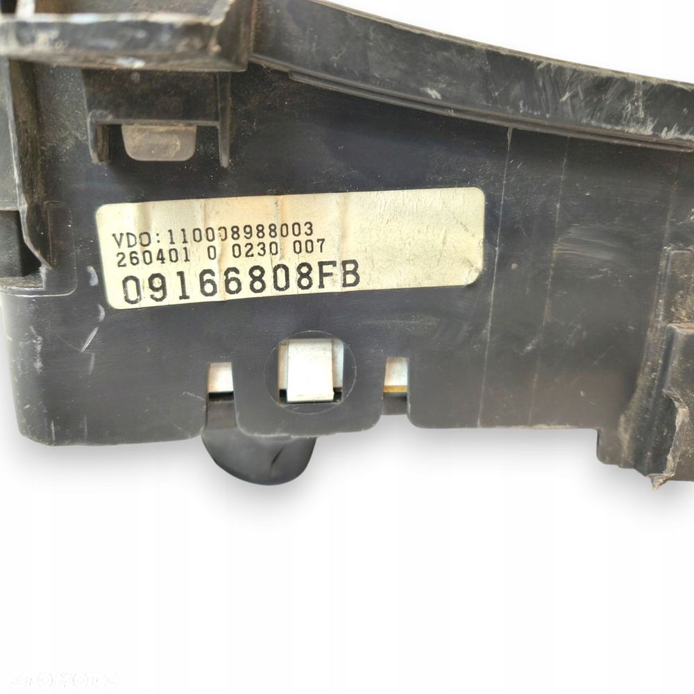 LICZNIK ZEGARY 09166808 FB Opel Corsa C Combo 1.7 Di DTI Diesel 168 299km - 2