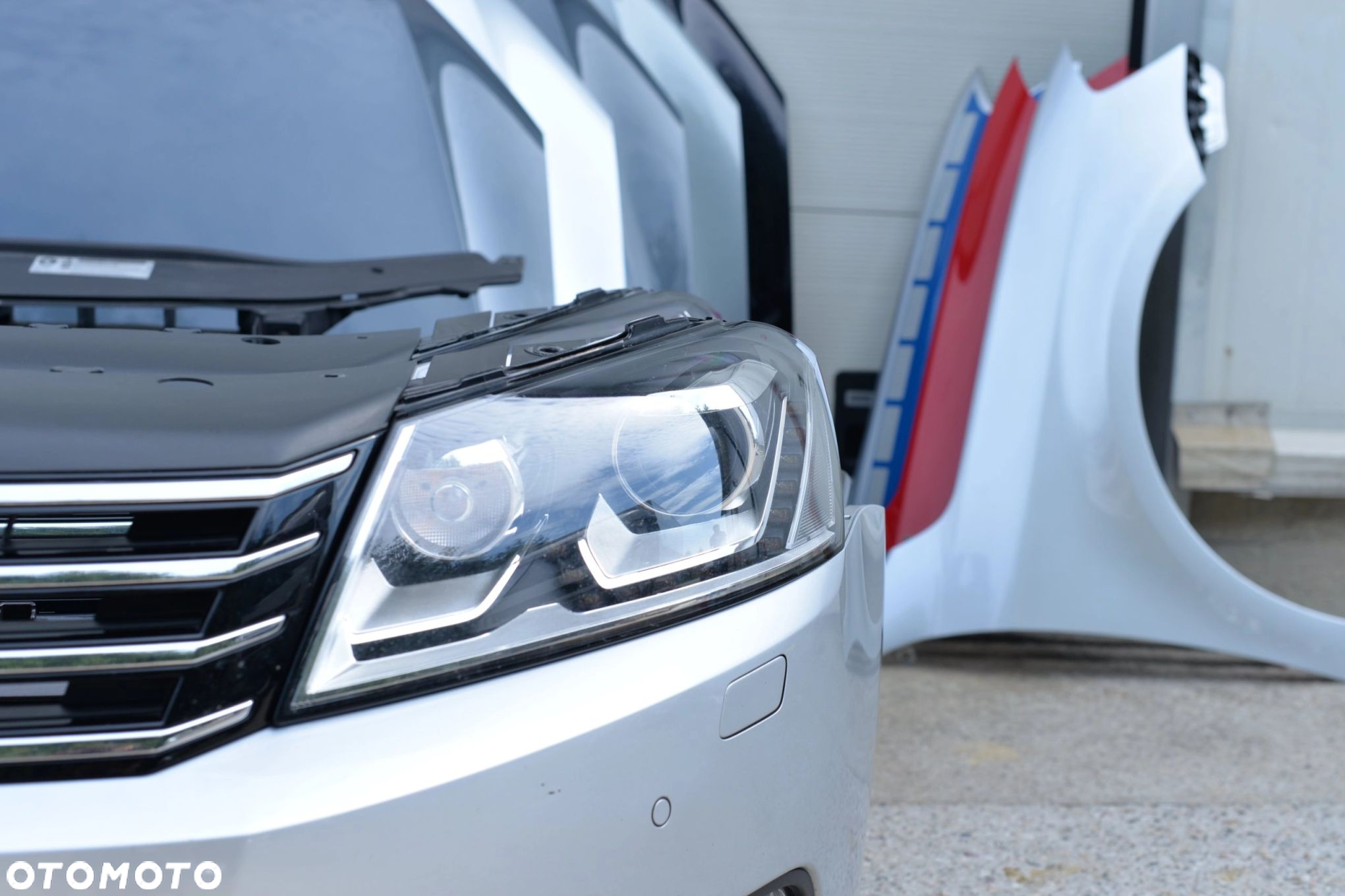 MASKA ZDERZAK GRILL BŁOTNIK LAMPA H7 XENON PAS BELKA VW PASSAT B7 2010-2015 - 8