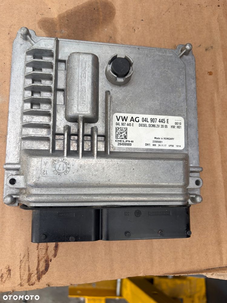 KOMPUTER STEROWNIK SILNIKA VOLKSWAGEN AUDI Q2 1.6 TDI 115KM 04L907445E - 1