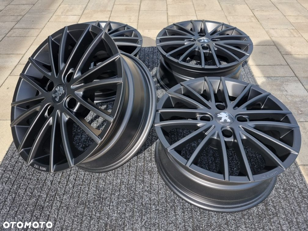 Peugeot 15 " Felgi Nowe 5x108 - 208 / 207 / 206 / 1007 / 307 Czarne - 6