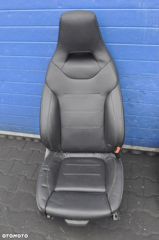 MERCEDES W177 FOTEL LEWY PRZÓD SKÓRA ELEKTRYKA ANGLIK - 1
