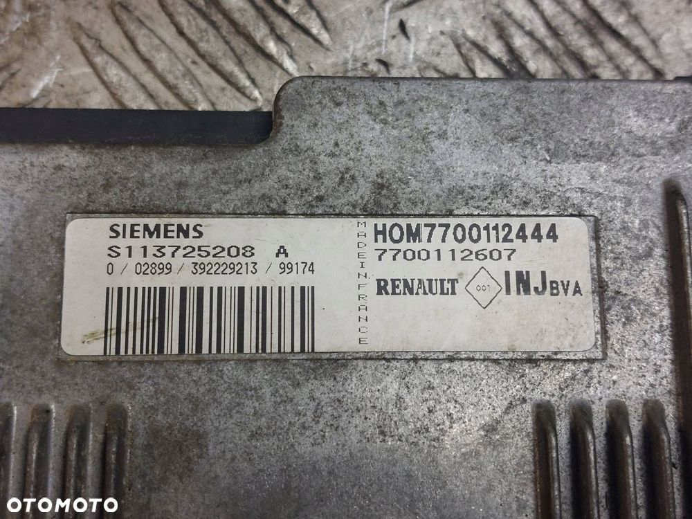 ZESTAW STARTOWY MODUŁ BSI SCENIC I 2.0 8V 7700112607 7703297930 - 2